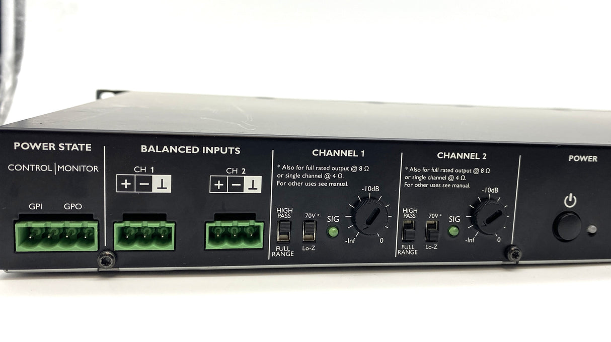 Lab.Gruppen E 12:2 (E 122-UL)–1200W Installation Amplifier
