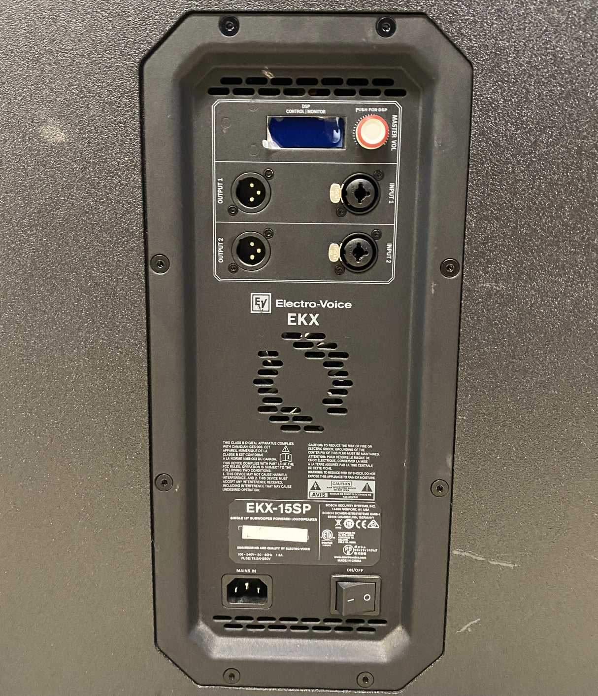 EV EKX-15SP 15″ 1300W Powered Subwoofer