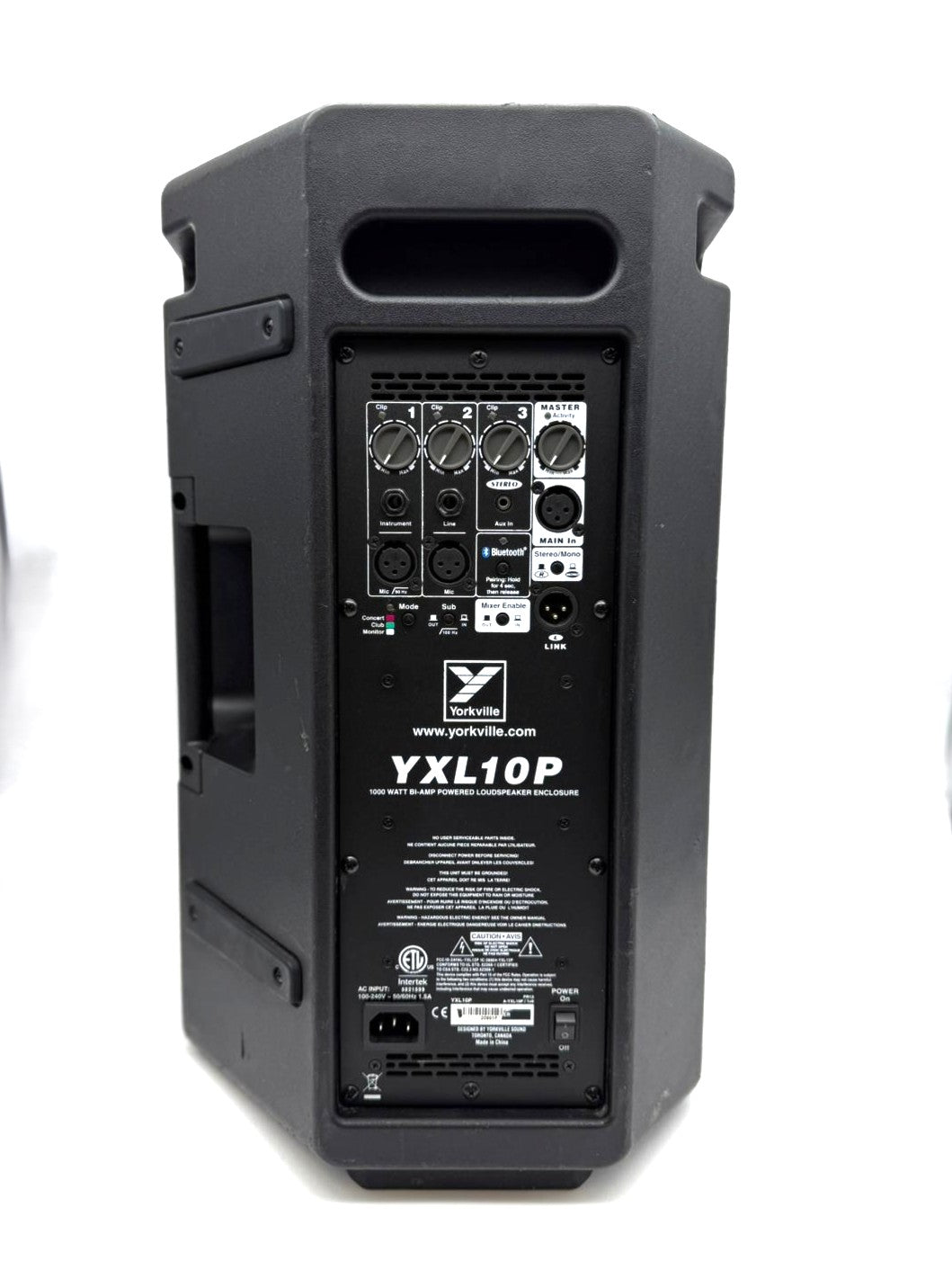 Yorkville YXL10P – 10" Powered PA Speaker (1000W Peak) 2 (Copy)