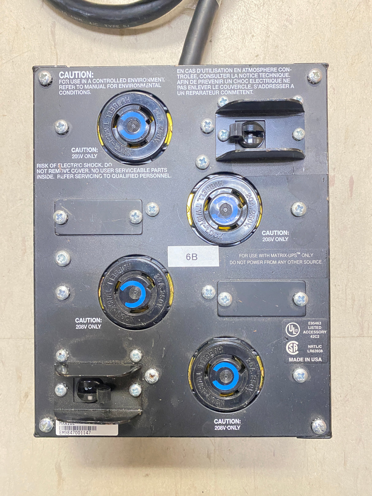 APC MXA102 208V, 7.5 kVA External PDU Power Supply Module