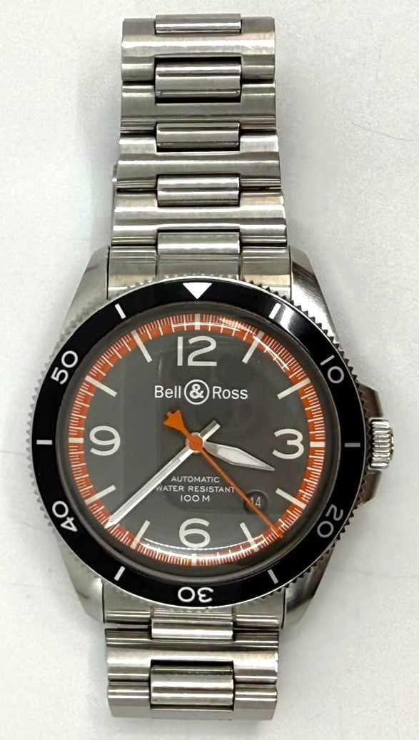 Bell & Ross BR V2-92 Garde Cotes Stainless Steel 41mm Mens Dive Watch Automatic