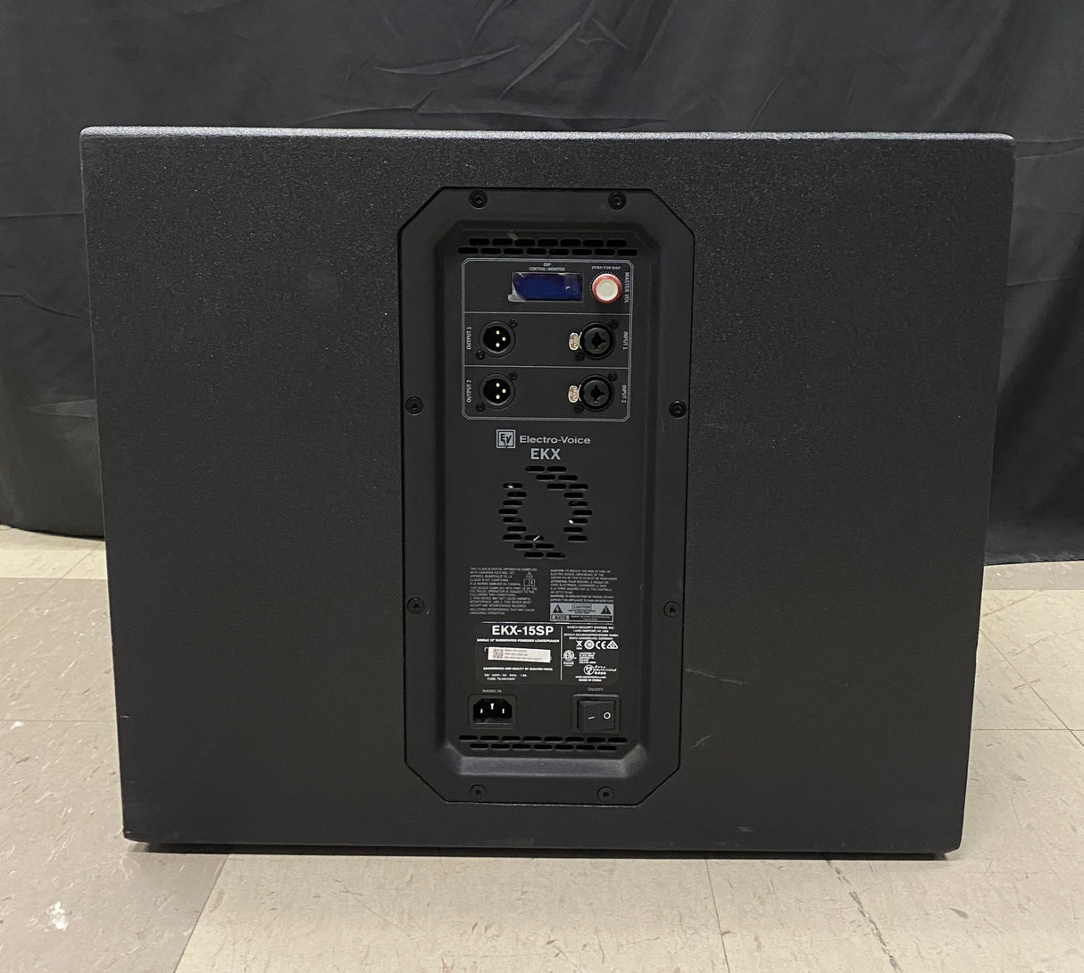 EV EKX-15SP 15″ 1300W Powered Subwoofer
