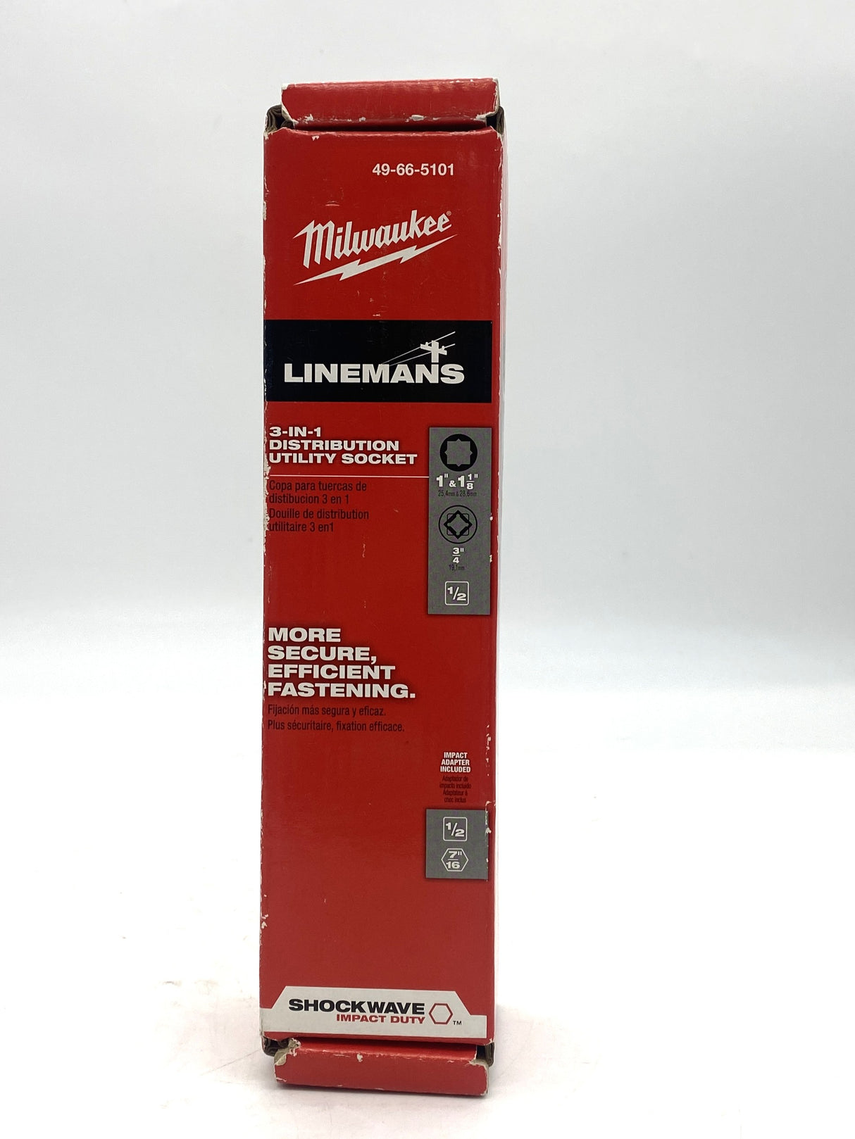 Milwaukee 49-66-5101 SHOCKWAVE™ Lineman’s 3-in-1 Utility Socket