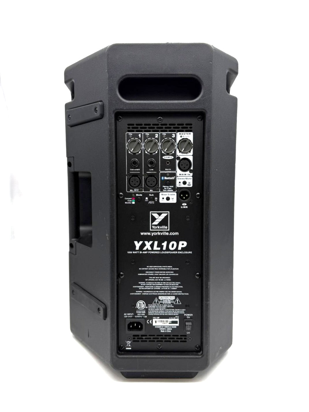 Yorkville YXL10P – 10" Powered PA Speaker (1000W Peak) 2 (Copy)