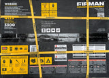 Firman W03386 3300W Remote Start Inverter Generator