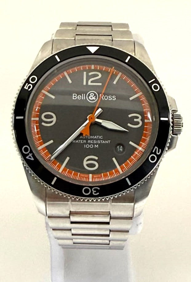 Bell & Ross BR V2-92 Garde Cotes Stainless Steel 41mm Mens Dive Watch Automatic