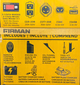 Firman W03386 3300W Remote Start Inverter Generator